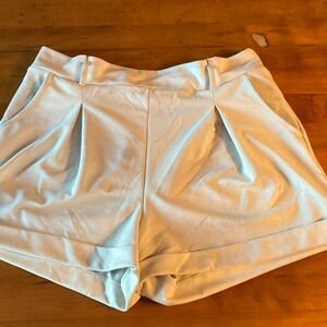 Women's haute monde  light blue Shorts